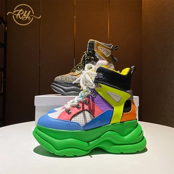 RY-RELAA Europe station Genuine Leather women's sneakers 2020 fashion New autumn/ winter Platform women's shoes ins Trendy shoes 
RY-RELAA Europe station Genuine Leather women's sneakers 2020 fashion New autumn/ winter Platform women's shoes ins Trendy shoes