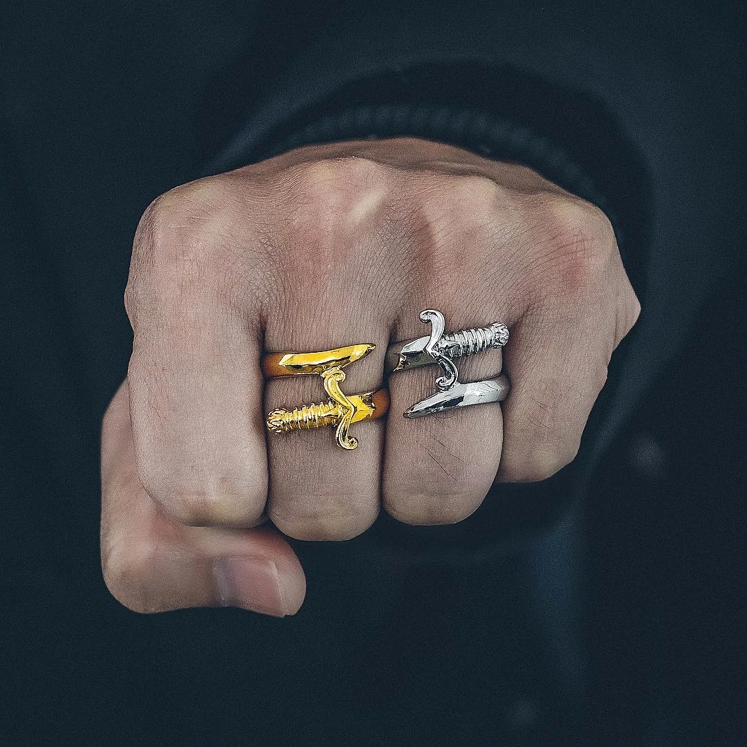 SWORD DAGGER MEN RING STAINLESS STEEL GOTHIC WRAP RING MODERN STYLISH UNIQUE DESIGN RING UNISEX JEWELRY
SWORD DAGGER MEN RING STAINLESS STEEL GOTHIC WRAP RING MODERN STYLISH UNIQUE DESIGN RING UNISEX JEWELRY