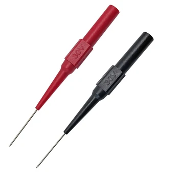 2pcs 4mm Jack Copper Test Lead Probe Stainless Steel Test Needle Multimeter Test Diagnostic Tools For Banana Plug Black/Red 
2pcs 4mm Jack Copper Test Lead Probe Stainless Steel Test Needle Multimeter Test Diagnostic Tools For Banana Plug Black/Red