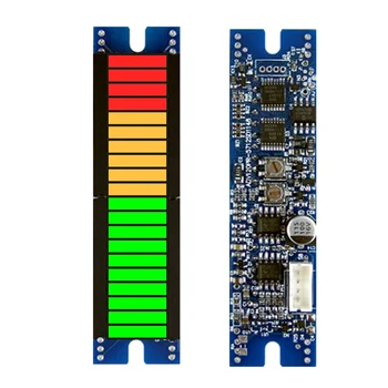 20 Segments Three-colour Vu Audio Table Module DC5V Power Supply With Peak Hold Function
20 Segments Three-colour Vu Audio Table Module DC5V Power Supply With Peak Hold Function