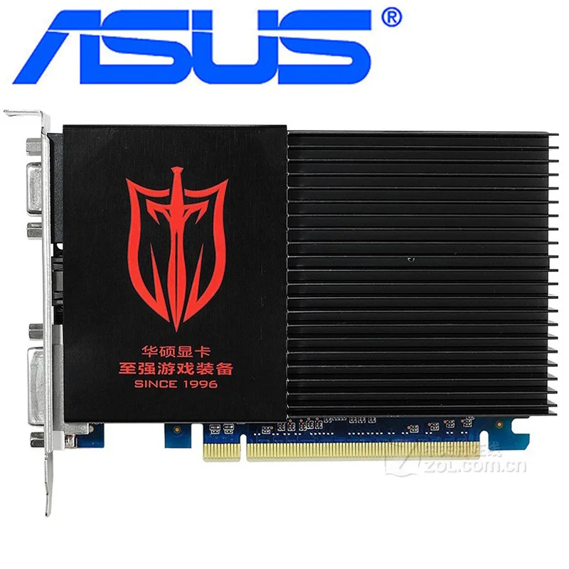 

ASUS Original GT610 1 ГБ видеокарты 64Bit SDDR3 видеокарта для nVIDIA Geforce GT 610 GT610-1GB GPU игр Dvi VGA