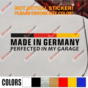 Made In Germany Perfected in my Garage Decal Sticker German Flag for BMW VW Benz pick size color die cut no background
Made In Germany Perfected in my Garage Decal Sticker German Flag for BMW VW Benz pick size color die cut no background