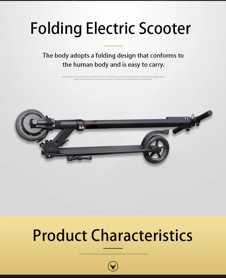 Top Electric Scooter Adult 24V 250W  Scooter Electrico Adulto Electrique Eatinete Moto e scooter  Scooter Electric E bike Escooters 8