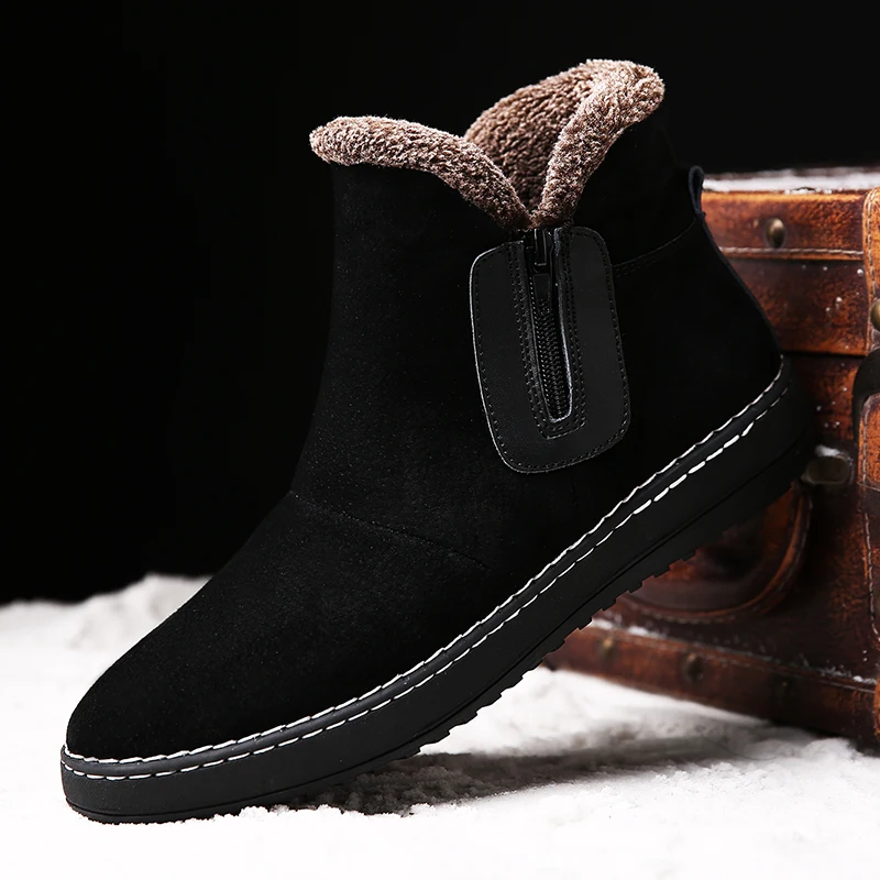 New Male genuine leather Shoes Adult Men Boots Lace Up Men Shoes Plush Warm Snow Boots Winter Shoes Men Boots
New Male genuine leather Shoes Adult Men Boots Lace Up Men Shoes Plush Warm Snow Boots Winter Shoes Men Boots