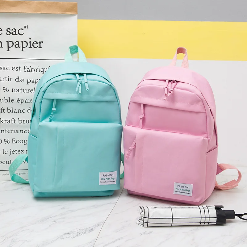 Korean-style Casual Canvas Couples Backpack 2018 New Style Simple Versatile College Student Solid Color Backpack Literature And
Korean-style Casual Canvas Couples Backpack 2018 New Style Simple Versatile College Student Solid Color Backpack Literature And