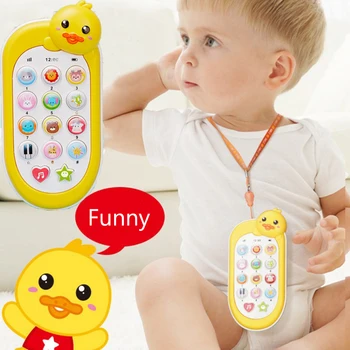 1-6Years Baby Mobile Phone Toy One Year Old Baby Educational Early Childhood Music Model Little Duck Phone
1-6Years Baby Mobile Phone Toy One Year Old Baby Educational Early Childhood Music Model Little Duck Phone