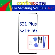 Écran tactile LCD de remplacement, pour Samsung Galaxy S21 Plus 5G G996 S21 +, couvercle en verre=