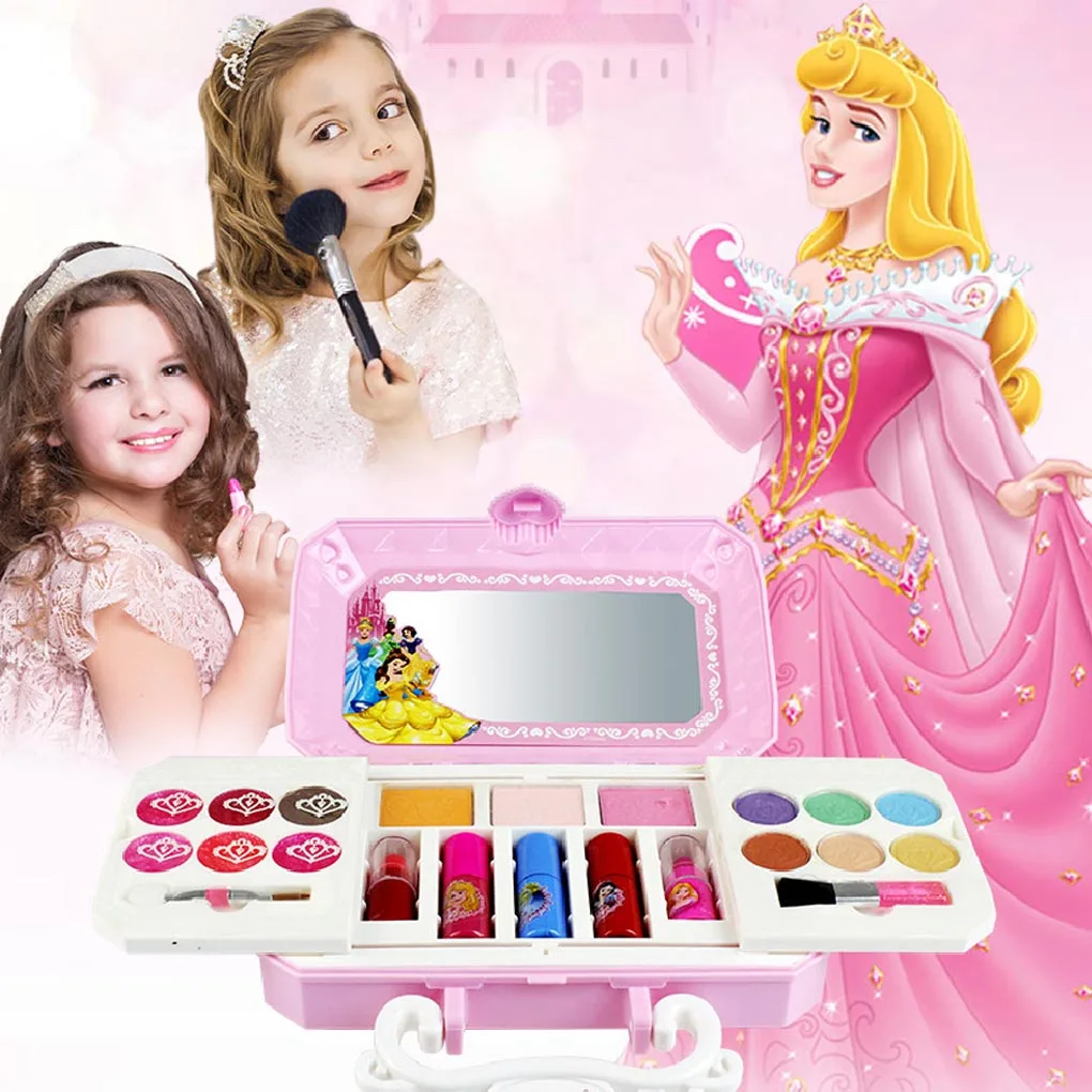 Disney Cosmetics Set Toy Make Up Kits Girl Water-Soluble Makeup Toys Cute Play House Children Gift
Disney Cosmetics Set Toy Make Up Kits Girl Water-Soluble Makeup Toys Cute Play House Children Gift