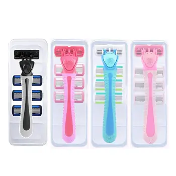Epilator for Women Bikini Trimmer Razors Hair Removal Non-Slip Handle with 4 Blade Refills and Storage Case Beauty Care tools
Epilator for Women Bikini Trimmer Razors Hair Removal Non-Slip Handle with 4 Blade Refills and Storage Case Beauty Care tools