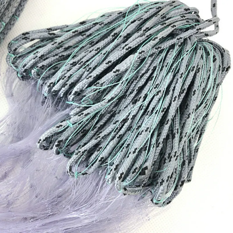European Style Fishing Net Fish Gill Net Finland Network 30M Length 18M Depth Handmade Sticky Gill Net Small Mesh Fishing Tackle (3).jpg
