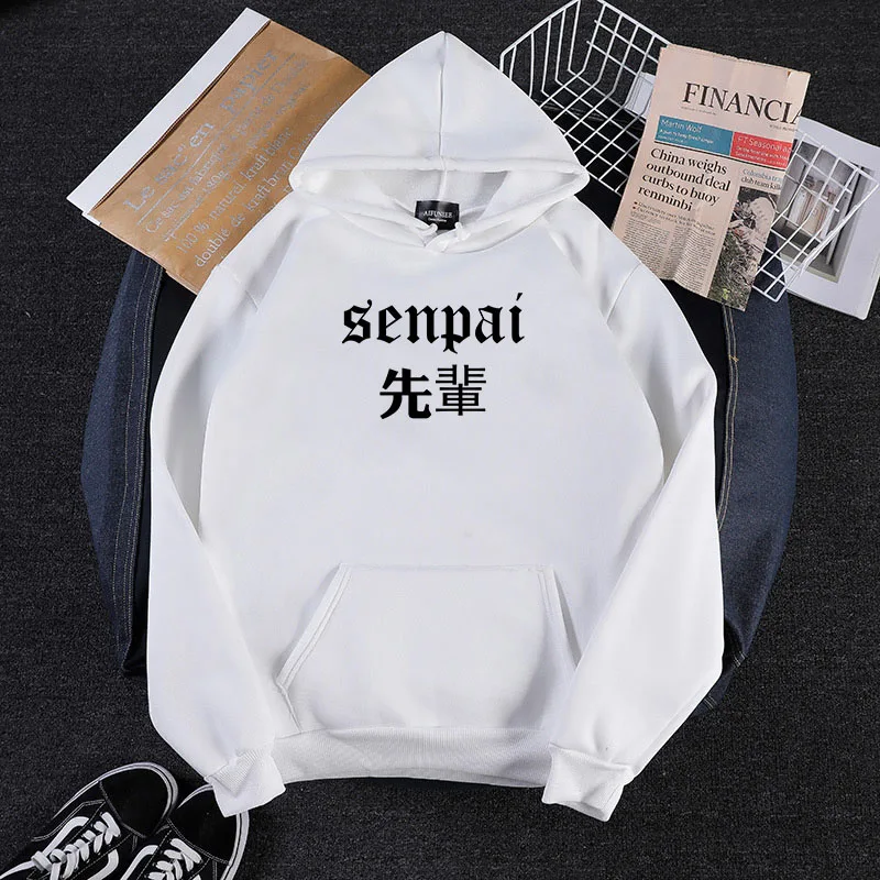 Japanese Streetwear Senpai Hoodie Thick Oversized Sweatshirt Multiple Colour Women Warm Harajuku Hoody Pullover Sudadera Mujer
Japanese Streetwear Senpai Hoodie Thick Oversized Sweatshirt Multiple Colour Women Warm Harajuku Hoody Pullover Sudadera Mujer