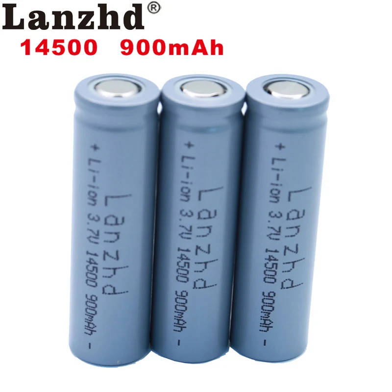 1-8PCS 14500 battery 3.7V 900mAh Rechargeable Li-ion Battery for LED Flashlight Battery accumulator battery real capacity
1-8PCS 14500 battery 3.7V 900mAh Rechargeable Li-ion Battery for LED Flashlight Battery accumulator battery real capacity