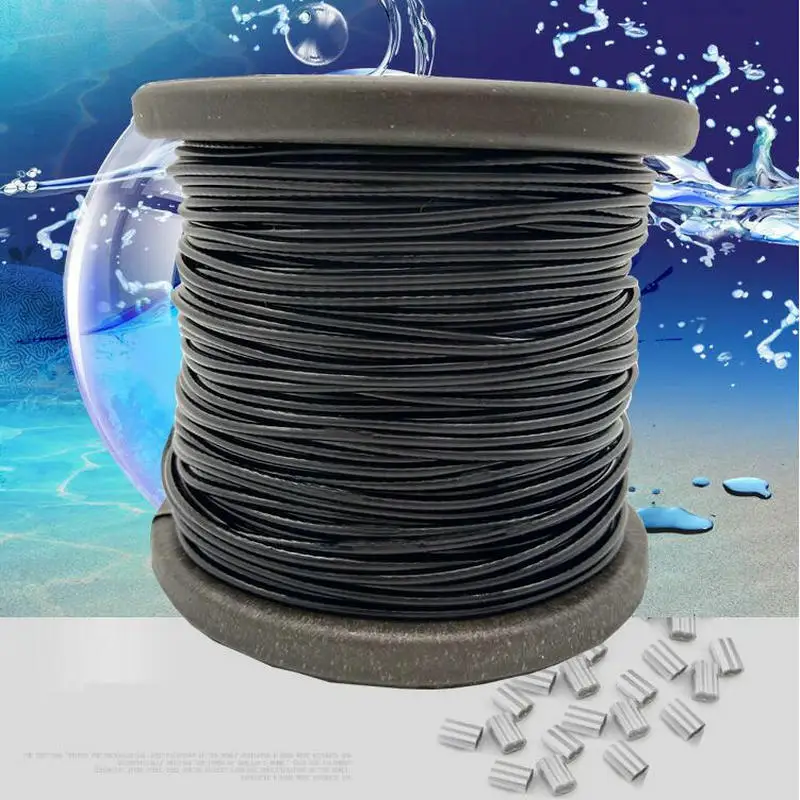 Black PVC Plastic Coated Stainless Steel 304 Wire Rope Cable 0.8MM-6MM Diameter After Coating Flexible Wire Rope (3)