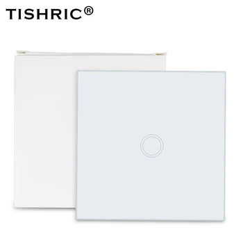 TISHRIC 86 Type 433mhz RF Remote Wall Control LED Light Glass Touch Panel Switch Wifi Wireless Smart Home work with SONOFF T1/t2
TISHRIC 86 Type 433mhz RF Remote Wall Control LED Light Glass Touch Panel Switch Wifi Wireless Smart Home work with SONOFF T1/t2