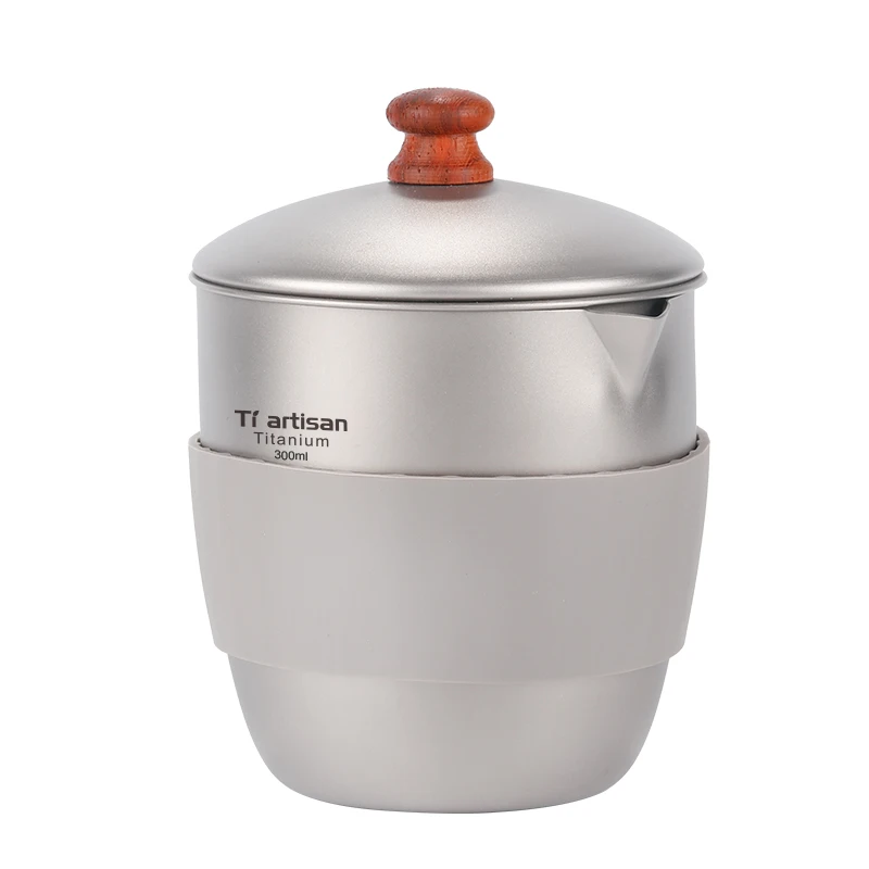 Tiartisan 2019 Customized Skid Handle Design Pure Titanium Teapot For Home Office And Outdoor UltraLight Teapot
Tiartisan 2019 Customized Skid Handle Design Pure Titanium Teapot For Home Office And Outdoor UltraLight Teapot