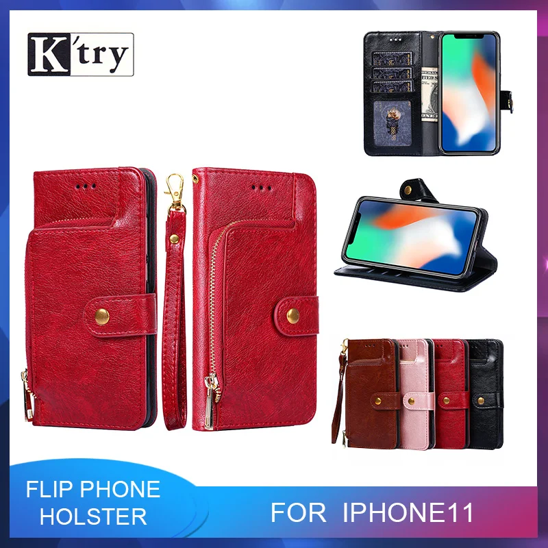 Кожаный чехол с откидной крышкой для iphone 11 Pro MAX X XR XS чехол-бумажник кармашком карт