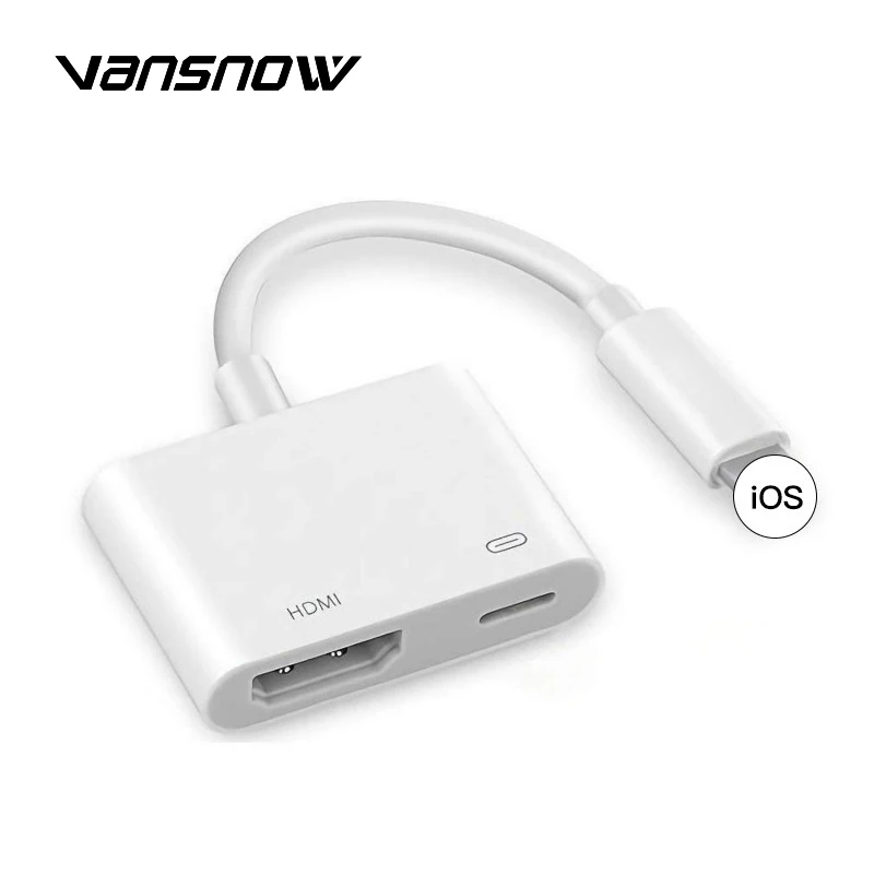 HDMI Adapter for Apple Lightning To Hdmi 4K 1080P Digital AV Connector for IPhone To HDMI 8-Pin Port HD TV/ Projector Converter
HDMI Adapter for Apple Lightning To Hdmi 4K 1080P Digital AV Connector for IPhone To HDMI 8-Pin Port HD TV/ Projector Converter