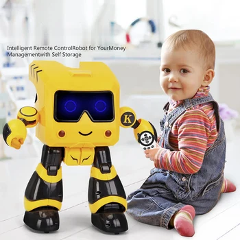 English RC Smart Robot Kids Toy Coin Sensing Money Management Demo Walking Dance Intelligent remote control Robot Model
English RC Smart Robot Kids Toy Coin Sensing Money Management Demo Walking Dance Intelligent remote control Robot Model