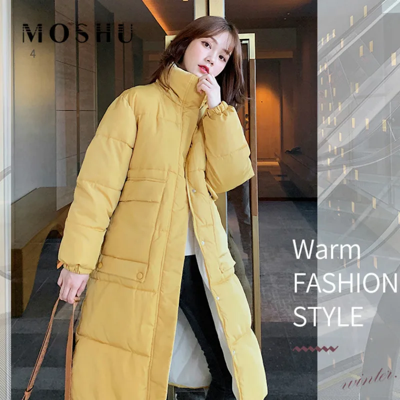 Long Parka Women 2019 Winter Fashion Thick Cotton Keep Warm Coats Female Korea Style Casual Pocket Zipper Down Jackets
Long Parka Women 2019 Winter Fashion Thick Cotton Keep Warm Coats Female Korea Style Casual Pocket Zipper Down Jackets