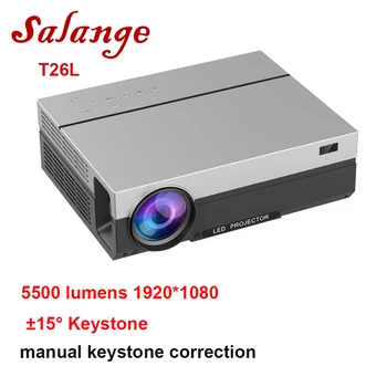 

Salange T26L 1080P Projector FULL HD,Native 1920x1080,5500 Lumens LED Projector,Home Theater,HDMI VGA USB,Movie Beamer