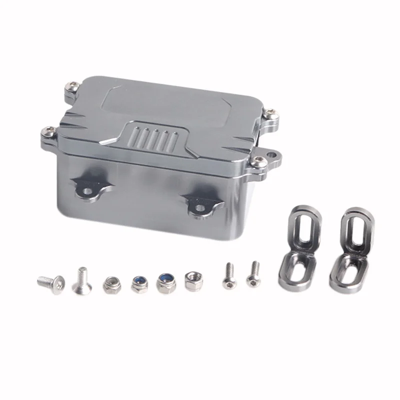 Metal Receiver Box Esc Box For 1/10 Rc Crawler Car Axial Scx10 Rc4Wd D90 D110 Upgrade Parts
Metal Receiver Box Esc Box For 1/10 Rc Crawler Car Axial Scx10 Rc4Wd D90 D110 Upgrade Parts