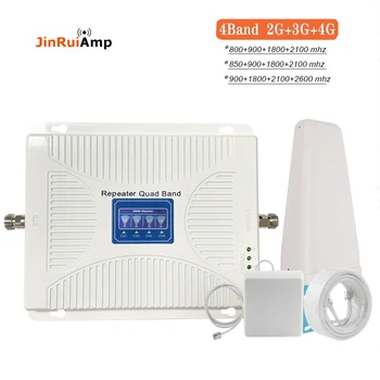 4 Band Signal Repeater gsm 900 B3 LTE 1800 B1 2100 4G B20 800 B7 2600 B5 850 Mobile Amplifier 2G 3G 4G Cellular Signal Booster
4 Band Signal Repeater gsm 900 B3 LTE 1800 B1 2100 4G B20 800 B7 2600 B5 850 Mobile Amplifier 2G 3G 4G Cellular Signal Booster