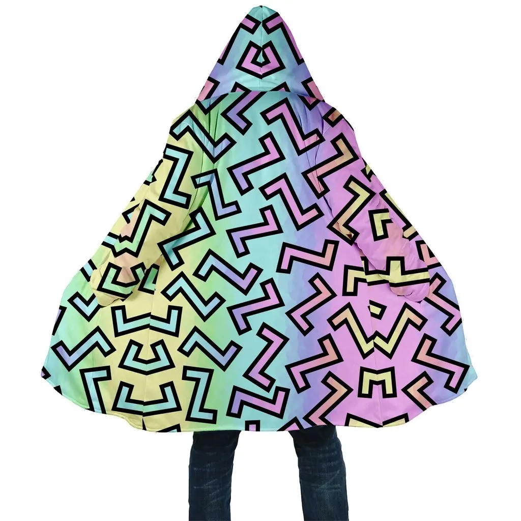 2021 Winter Mens Cloak Psychedelic style Rainbow 3D full Printing Fleece Hooded Coat Unisex Casual Thick Warm Cape coat PF60
2021 Winter Mens Cloak Psychedelic style Rainbow 3D full Printing Fleece Hooded Coat Unisex Casual Thick Warm Cape coat PF60
