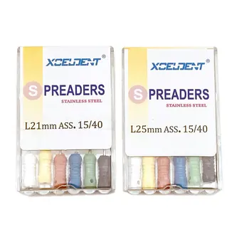 Dental Stainless Steel Spreaders Dental Finger Spreader for Root Cleaning Dentistry S-File 
Dental Stainless Steel Spreaders Dental Finger Spreader for Root Cleaning Dentistry S-File