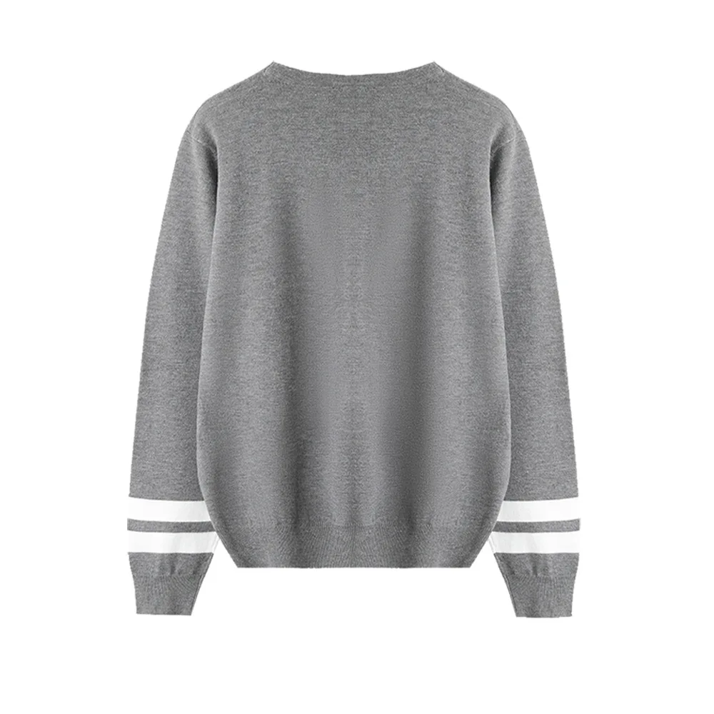 high quality wool men slimming versatile o-neck sweater trend