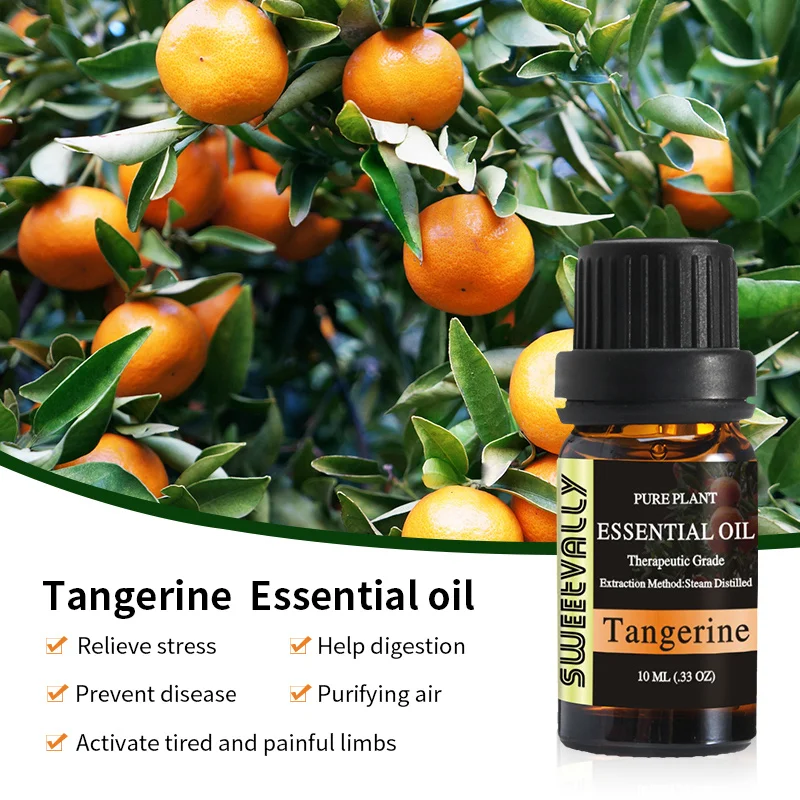 Natural Plant Perfume Oil Tangerine Lavender Vetiver Essential Oil 10ml Water-soluble Fragrance Oil for Aromatherapy Diffusers
Natural Plant Perfume Oil Tangerine Lavender Vetiver Essential Oil 10ml Water-soluble Fragrance Oil for Aromatherapy Diffusers
