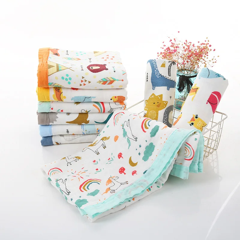 Four Layer Bamboo Cotton Cartoon Color Large Rims Children's Quilt Bath Towel for Children Infants Parcel Bath Towel Blanket
Four Layer Bamboo Cotton Cartoon Color Large Rims Children's Quilt Bath Towel for Children Infants Parcel Bath Towel Blanket