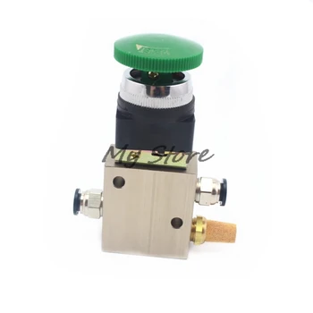 Pneumatic switch 1/4" PT Green Mushroom Button 3 Position 2 Way Pneumatic Mechanical Valve
Pneumatic switch 1/4" PT Green Mushroom Button 3 Position 2 Way Pneumatic Mechanical Valve