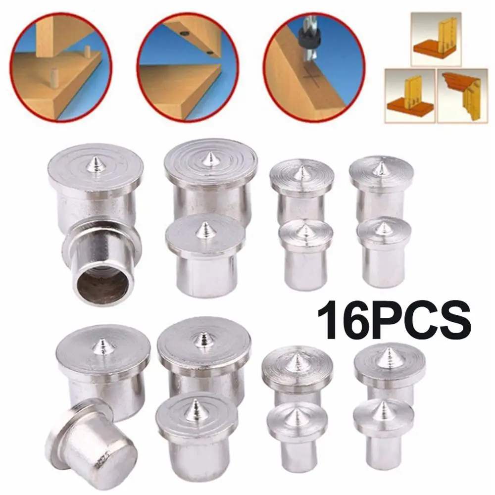 16pcs 6 -12mm Dowel Tenon Multi Dowel Center Point Set Tool Joint Alignment Pin Dowelling Hole Marker Align Woodworking Tool
16pcs 6 -12mm Dowel Tenon Multi Dowel Center Point Set Tool Joint Alignment Pin Dowelling Hole Marker Align Woodworking Tool