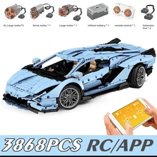 New Lamborghinies APP RC Remote Control Car Racing Model Motor Technical Building Blocks Bricks Kids Toy Christmas Gifts Toys
New Lamborghinies APP RC Remote Control Car Racing Model Motor Technical Building Blocks Bricks Kids Toy Christmas Gifts Toys