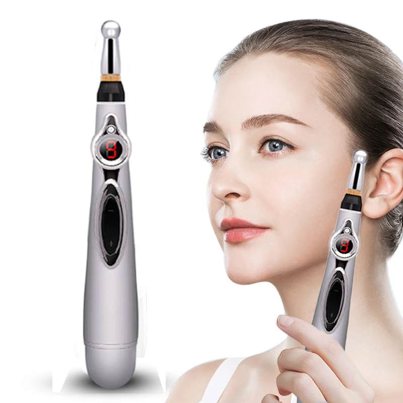 Electric Acupuncture Point Massage Pen Pain Relief Therapy Electronic Meridian Energy Pen Massage Body Head Neck Leg 2019 Newst
Electric Acupuncture Point Massage Pen Pain Relief Therapy Electronic Meridian Energy Pen Massage Body Head Neck Leg 2019 Newst