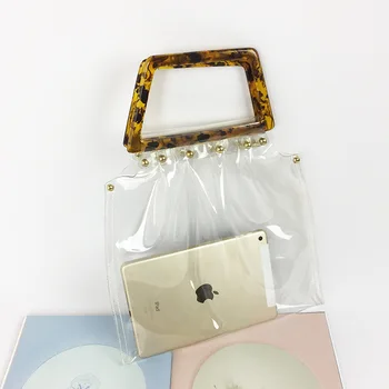 Summer Leisure Wild Acrylic Wrist Transparent Jelly Bag PVC Handbag Women Bag Beach Bag
Summer Leisure Wild Acrylic Wrist Transparent Jelly Bag PVC Handbag Women Bag Beach Bag