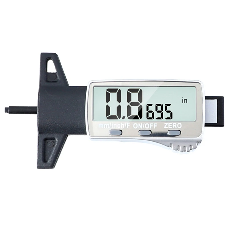 Digital Tread Depth Gauge 0-25.4Mm/0.01Mm Metric/Inch/Fraction Big Lcd Display Caliper Wheel Tread Depth Meter Measuring Tools
Digital Tread Depth Gauge 0-25.4Mm/0.01Mm Metric/Inch/Fraction Big Lcd Display Caliper Wheel Tread Depth Meter Measuring Tools