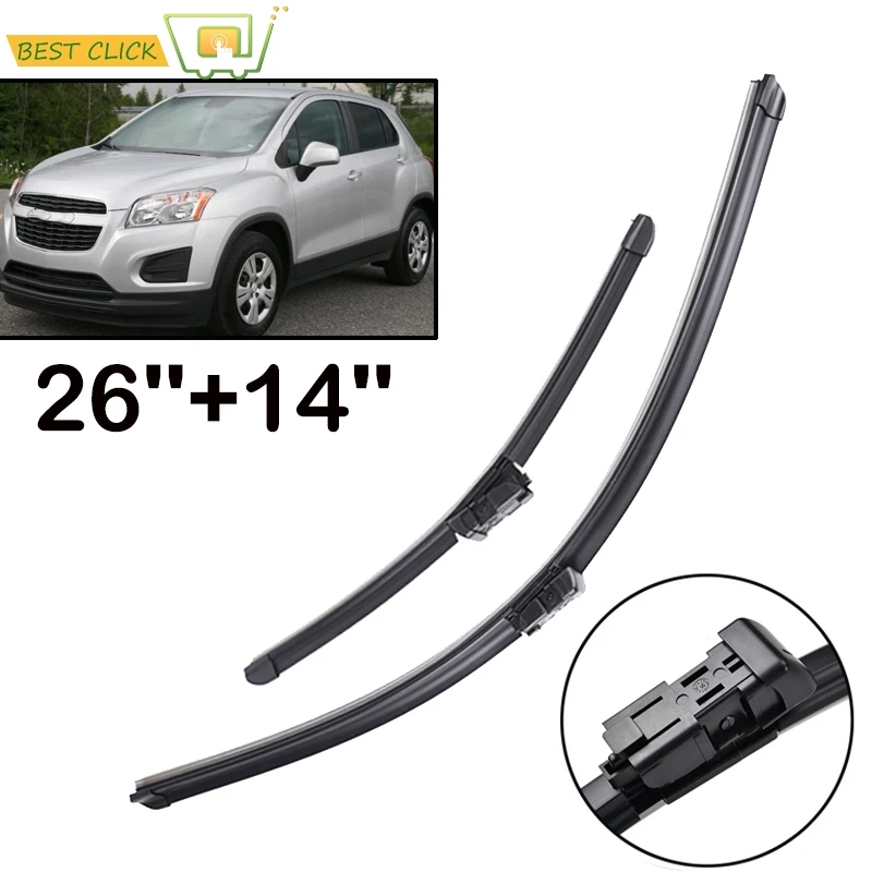 Misima 26 "14" стеклоочистителей для Chevrolet Trax 2012 2013 2014 2015 2016 2017 передний