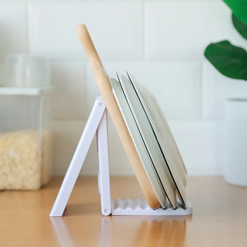 Foldable Pot Cover Storage Rack Kitchen Spatula Rack Drain Rack Sitting Type Cutting Board Storage Rack
Foldable Pot Cover Storage Rack Kitchen Spatula Rack Drain Rack Sitting Type Cutting Board Storage Rack