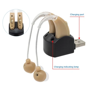 A Pair Rechargeable Wireless Hearing Aid Mini Ultra Small Invisible Sound Amplifier Adjustable In Ear Sound Enhancement Deaf Aid
A Pair Rechargeable Wireless Hearing Aid Mini Ultra Small Invisible Sound Amplifier Adjustable In Ear Sound Enhancement Deaf Aid