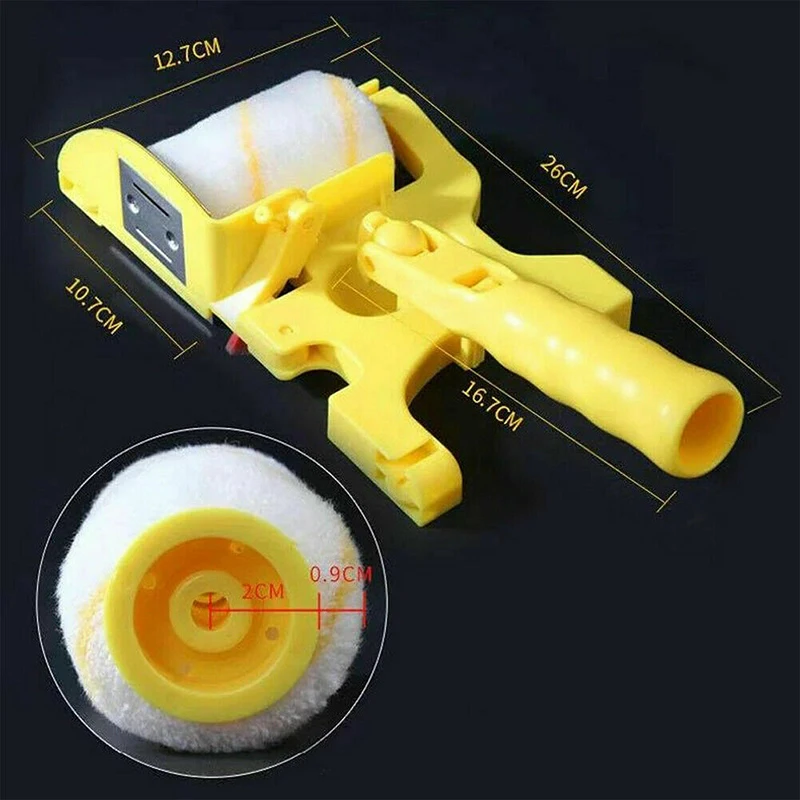 Wall Edge Clean-cut Brush Roller Paint Brush Set Multifunctional Clean-Cut Paint Edger CLH@8
Wall Edge Clean-cut Brush Roller Paint Brush Set Multifunctional Clean-Cut Paint Edger CLH@8
