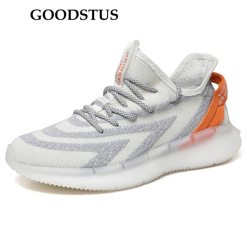 GOODSTUS Men Sneaker Hot Sale Rubber Sole Mesh Vamp High Quality Comfortable Soft-Sole Wear-Resistant Breathable Height Increase 
GOODSTUS Men Sneaker Hot Sale Rubber Sole Mesh Vamp High Quality Comfortable Soft-Sole Wear-Resistant Breathable Height Increase