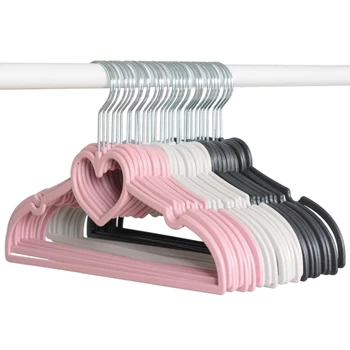 10Pcs/Set Clothes Hangers Plastic Heart Shaped Coat Non-slip Multi-function Hangers Home Dry And Wet Clothing Rack
10Pcs/Set Clothes Hangers Plastic Heart Shaped Coat Non-slip Multi-function Hangers Home Dry And Wet Clothing Rack