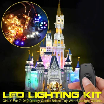 LED Lighting Kit for 71040 for Disney Castle Building Blocks Bricks (Only Lighting Set Included) with Remote Control Outlet
LED Lighting Kit for 71040 for Disney Castle Building Blocks Bricks (Only Lighting Set Included) with Remote Control Outlet