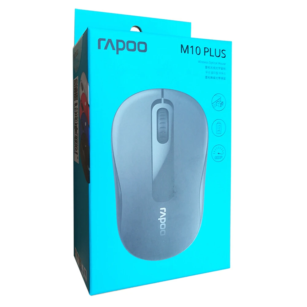 Rapoo M10PLUS 2.4G USB Wireless Optical Mouse InvisibleTrack Engine Mice 1000 DPI for Apple Mac OS PC Laptop Windows Computer
Rapoo M10PLUS 2.4G USB Wireless Optical Mouse InvisibleTrack Engine Mice 1000 DPI for Apple Mac OS PC Laptop Windows Computer