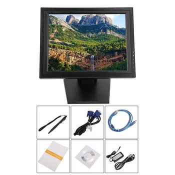 15 Inch Ultra-thin Lightweight TFT LED Screen Display Touch Screen Monitor Exquisite Shell for Restaurant Retail Bar Pub LESHP
15 Inch Ultra-thin Lightweight TFT LED Screen Display Touch Screen Monitor Exquisite Shell for Restaurant Retail Bar Pub LESHP