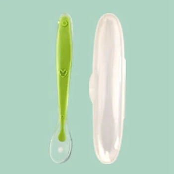 Baby Full Silicone Spoon Soft Baby Training Spoon Children Tableware Cartoon Spoons Tableware With Storage Box Gift
Baby Full Silicone Spoon Soft Baby Training Spoon Children Tableware Cartoon Spoons Tableware With Storage Box Gift