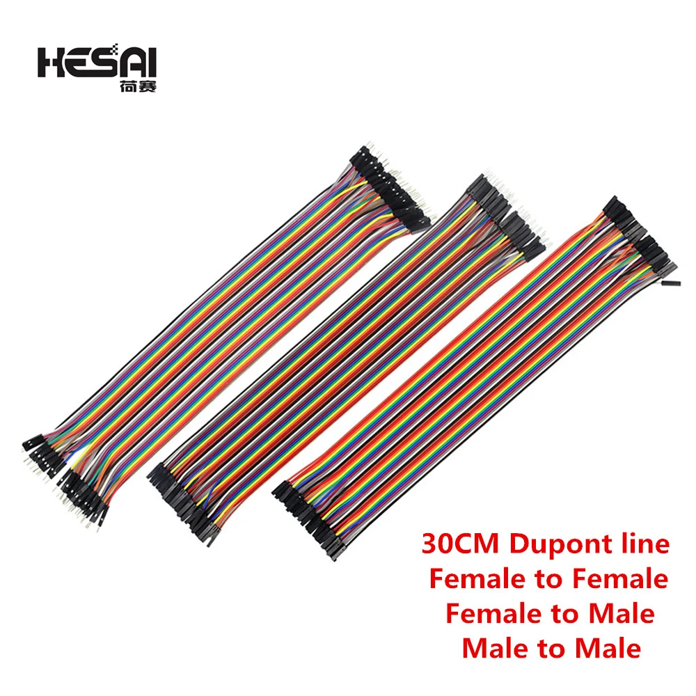 30CM Famale To Female/Female To Male/ Male to Male Dupont Line Jumper Wire Dupont Cable Breadboard For Arduino Diy Kit
30CM Famale To Female/Female To Male/ Male to Male Dupont Line Jumper Wire Dupont Cable Breadboard For Arduino Diy Kit