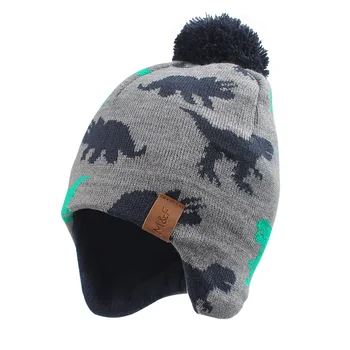 Dinosaur Baby Beanie Hat Winter Spring Toddler Boys Girls Earflap Cap Thick Lining Warm Hat with PomPom Polyester Elastic
Dinosaur Baby Beanie Hat Winter Spring Toddler Boys Girls Earflap Cap Thick Lining Warm Hat with PomPom Polyester Elastic