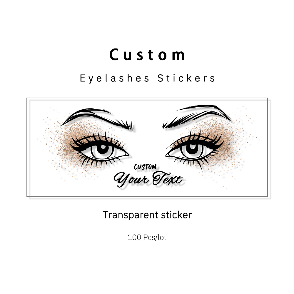 100 Pcs Custom Stickers Transparent Labels Eyelashes Stickers For Clear Invitations Favors Boxe Labels Custom Logo Your Text
100 Pcs Custom Stickers Transparent Labels Eyelashes Stickers For Clear Invitations Favors Boxe Labels Custom Logo Your Text
